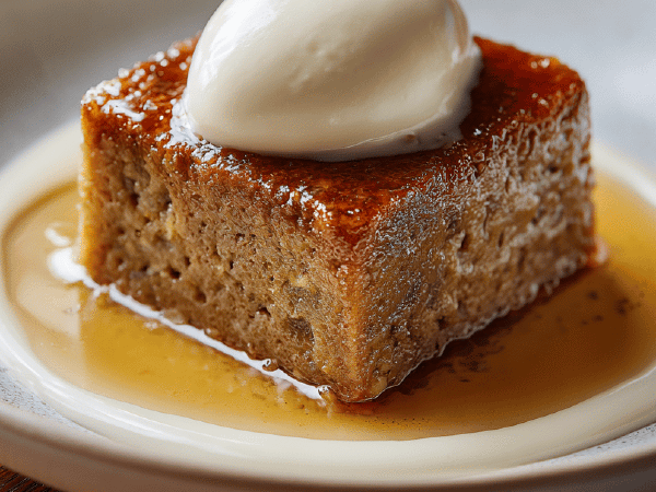 Ahorn Pudding aus dem Slow Cooker