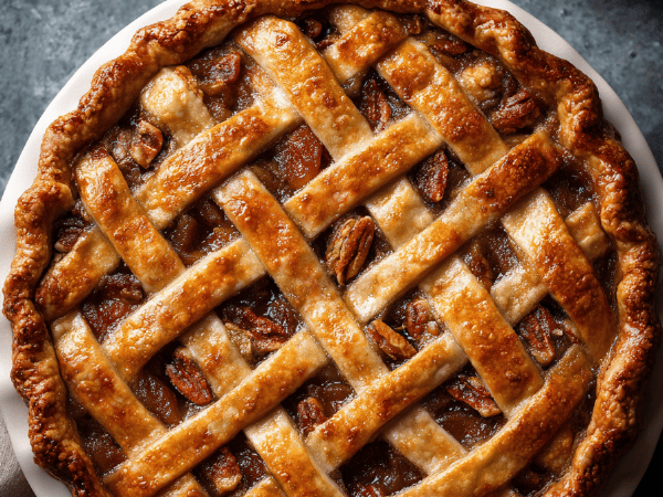 Apfel-Cranberry-Walnuss-Tarte