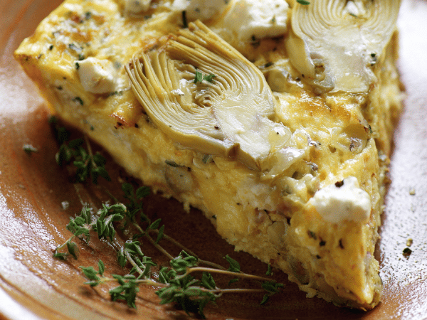 Artischocken-Frittata mit Thymian