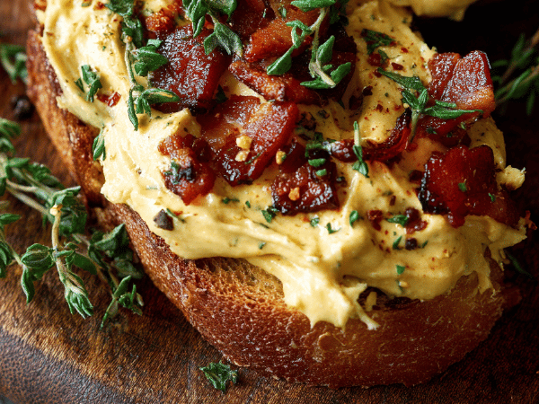 Bacon-Senf-Butter mit Twist