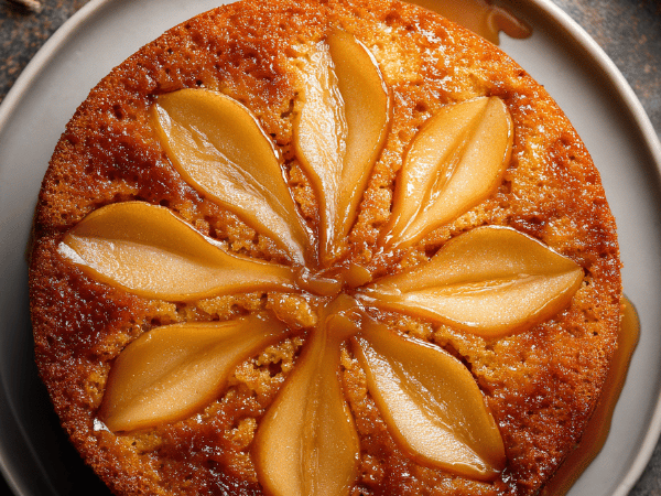 Birnen-Spiced Karamell Küchlein