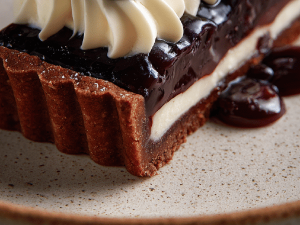 Blaubeer-Schoko-Tarte mit Twist