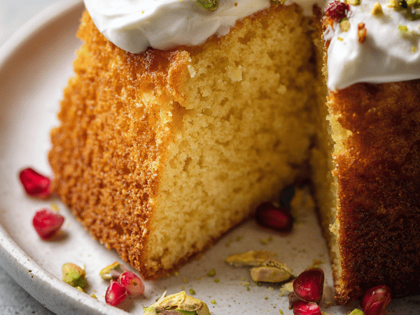 Blutorangen Chiffon Kuchen