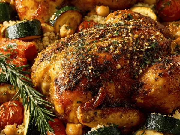 Couscous Hähnchen Gemüse