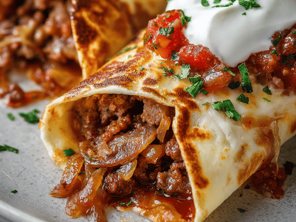 Crêpes Burritos Abwandlung