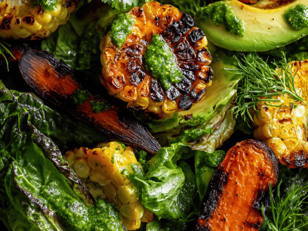 Gegrillte Gemüse-Chimichurri-Salat