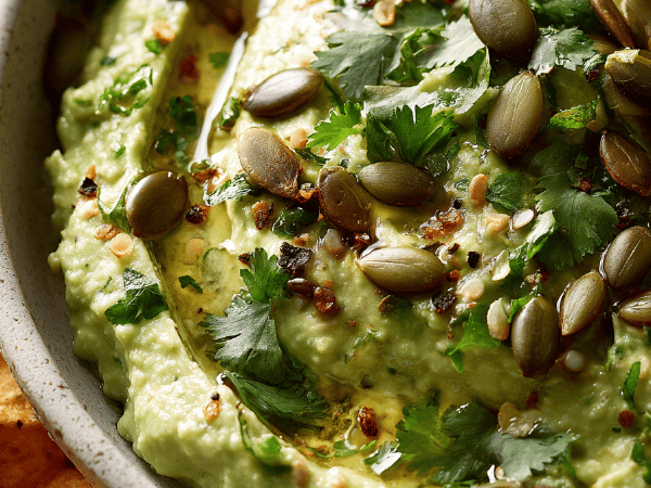Gegrillte Tomatillo Guacamole