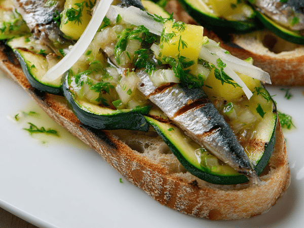 Geröstete Sardinentranches