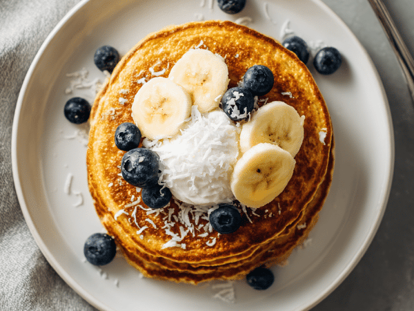 Getrocknete Blaubeer-Pfannkuchen-Mischung