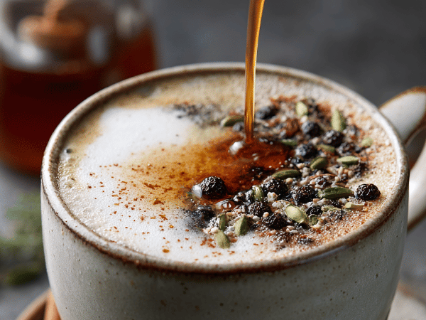 Gewürzter Chai Latte kalt oder warm