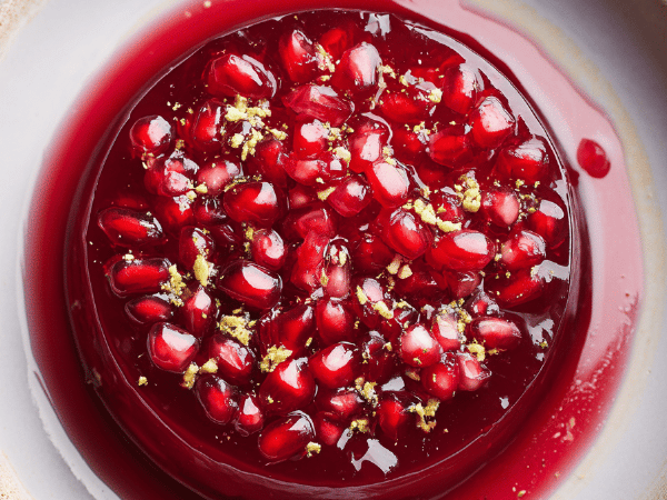 Granatapfeltigelgelée mit Twist