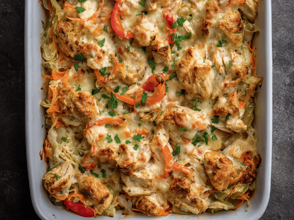 Hähnchen-Kürbis-Auflauf