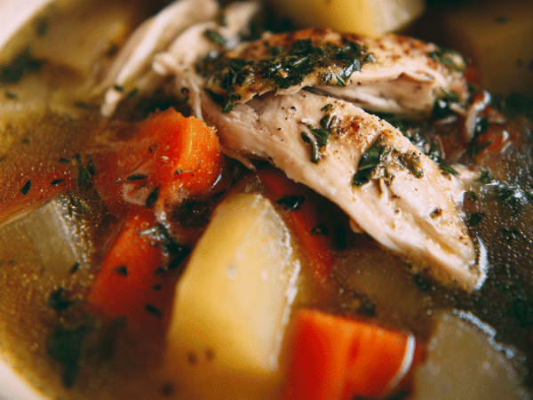 Hähnchen mit Herbstgemüse