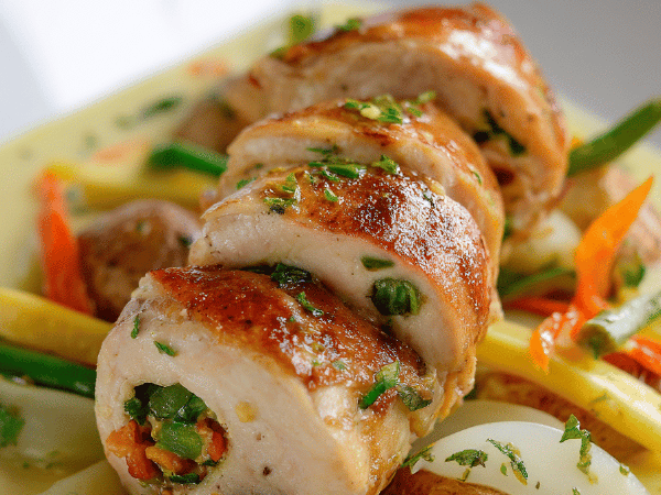 Herbstliche Hähnchenrouladen