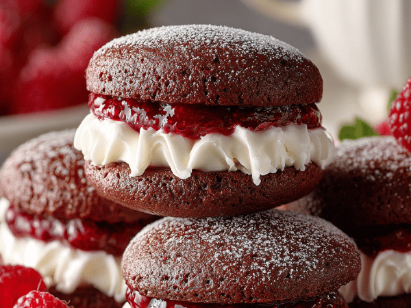 Himbeer-Whoopie-Pies mit Twist