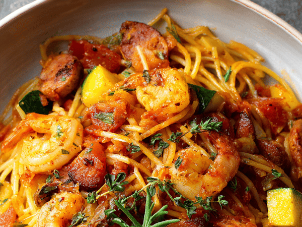 Jambalaya Spaghetti Twist