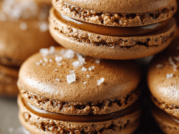 Kaffeekaramell-Macarons