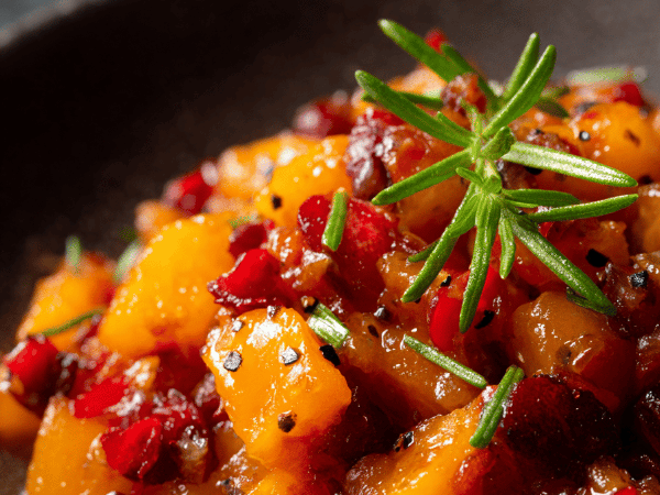 Kakis-Chutney mit Ingwer