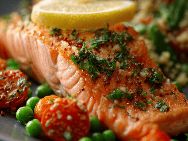 Kalter Lachs Taboulé