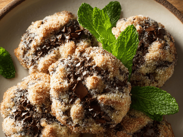 Kandierte Sablés mit Limette