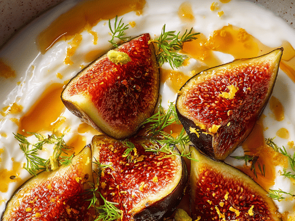 Karamellisierte Feigen mit Joghurt