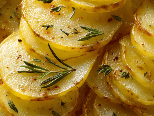 Kartoffelspitzen mit Kräutern