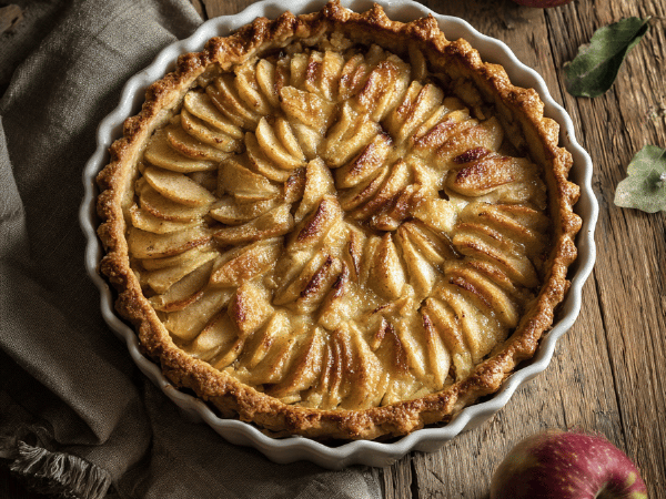 Klassische Apfeltarte Variiert
