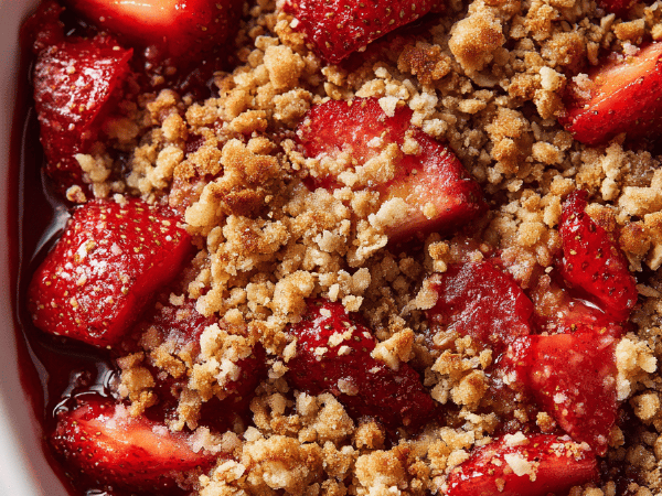 Knusprige Erdbeer Croustades