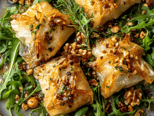 Knusprige Reblochon Täschchen