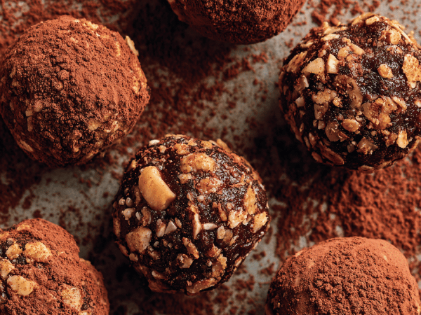 Knusprige Schokokugeln mit Twist