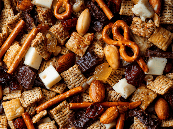 Knuspriges süß-salziges Knabbergut