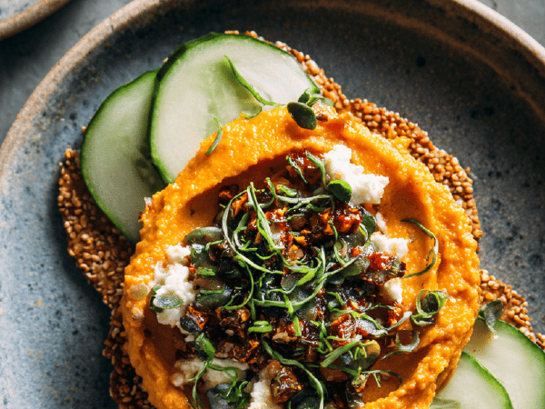 Kürbispüree mit Pecorino