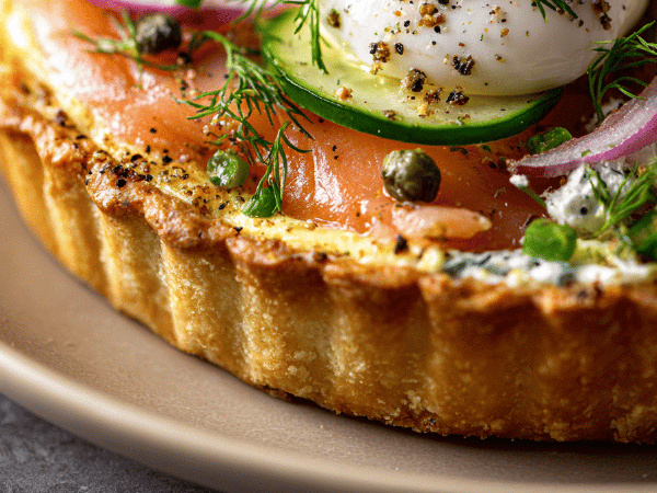 Lachs-Bagel-Tarte