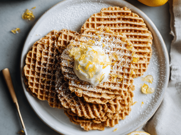 Mandelnuss-Pizzelles mit Twist