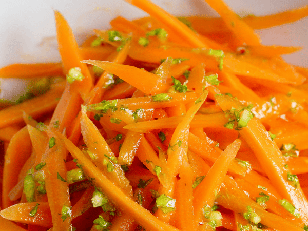 Marinierte Karotten mit Ingwer