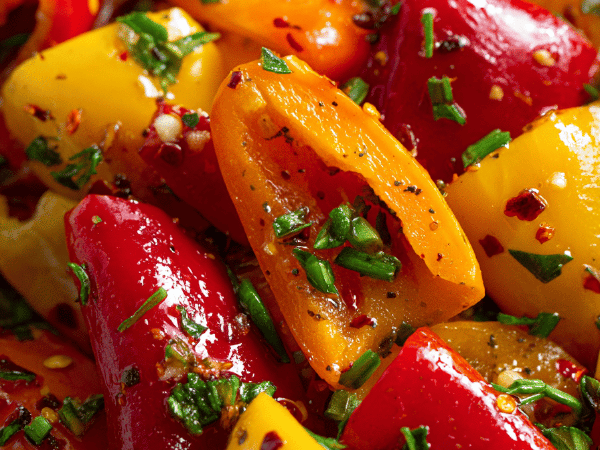 Marinierte Mini-Paprika mit Twist