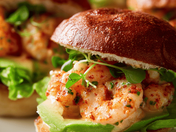 Nordische Garnelen Burger