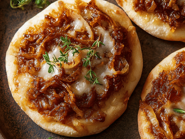 Pan-Pizza Zwiebelsuppe