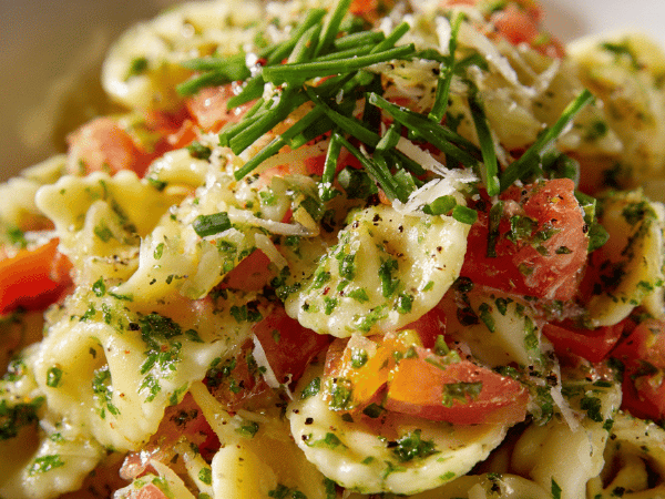 Pasta mit Kräutergremolata