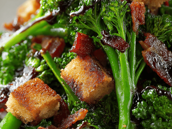 Poêlée grüne Gemüse mit Rotwein