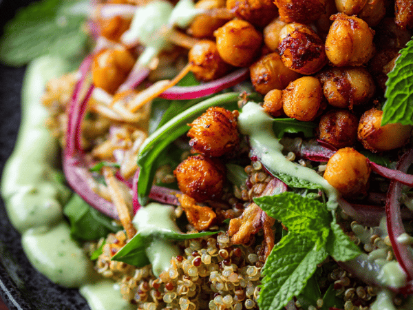 Quinoa Kichererbsensalat
