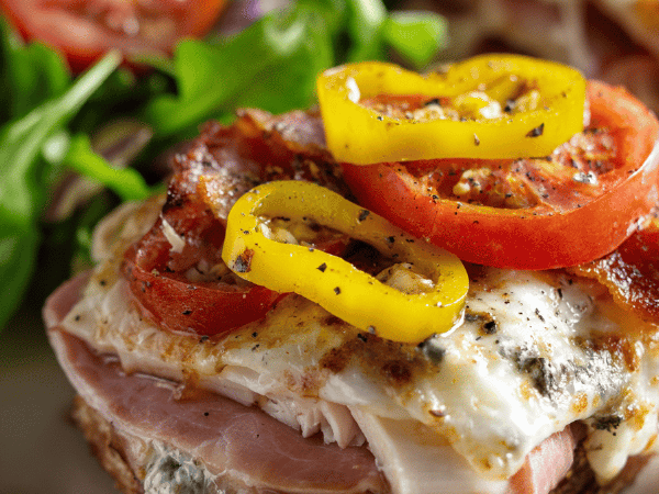 Rauchfleisch-Sandwich-Variante