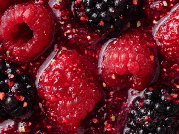 Rote-Beeren-Konfi mit Orange und Pfeffer