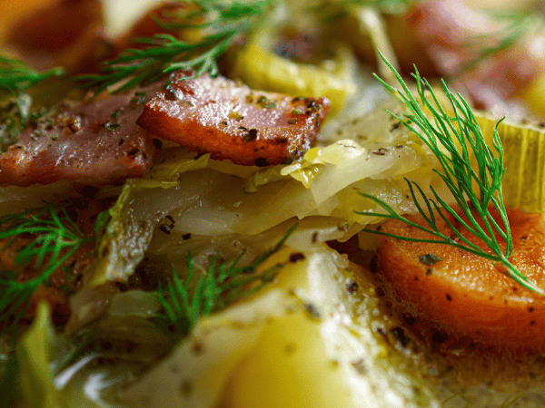 Sauerkrautsuppe rustikal