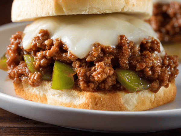 Rustikaler Sloppy Joe