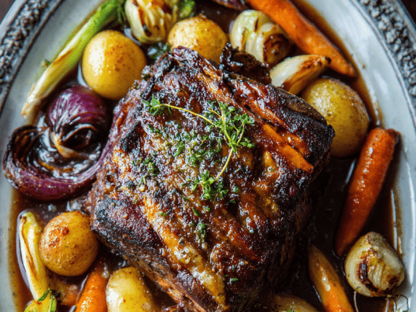 Schmorbraten mit Zwiebeln