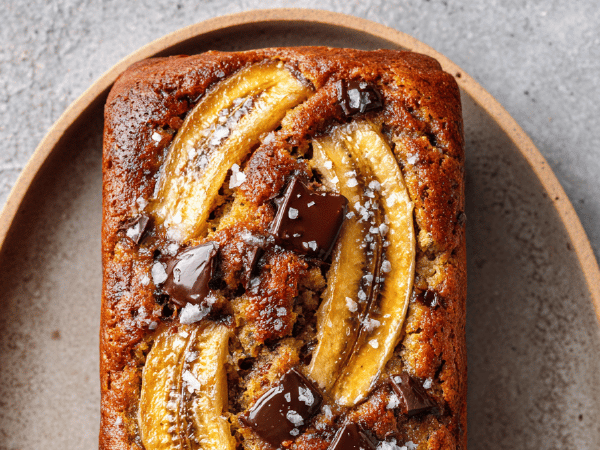 Schoko-Bananenbrot mit Walnuss