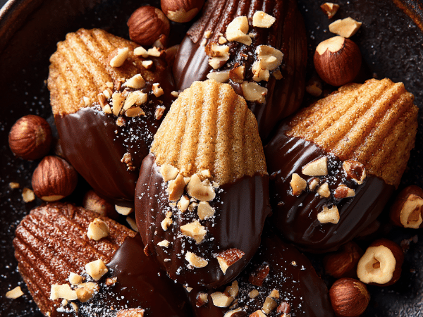 Schoko-Haselnuss Madeleines