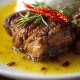 Hase mit Bündnerfleisch und Steinpilzen