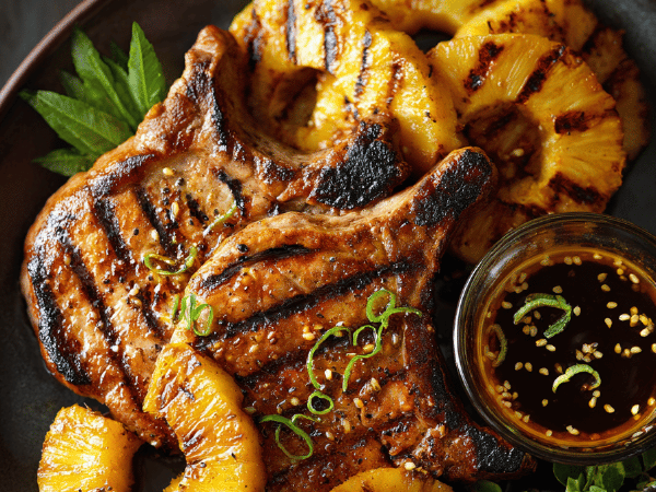 Schweinekoteletts BBQ